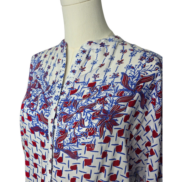 Poupette St Barth Kim White/Red Short Romper Jumpsuit Size‎ 1/Small - Picture 2 of 10